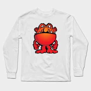 Cartoon Monster Alien Long Sleeve T-Shirt